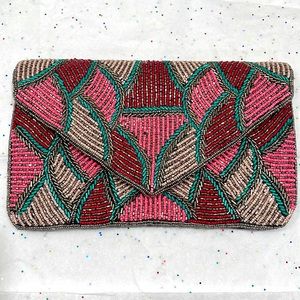 Multicolor Envelope Clutch